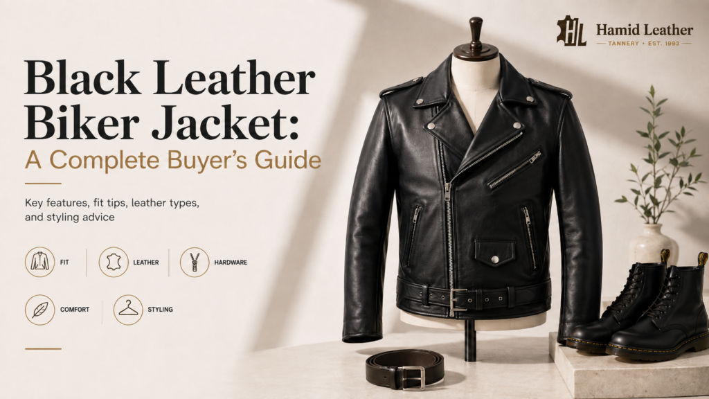 Black Leather Biker Jacket: A Complete Buyer’s Guide