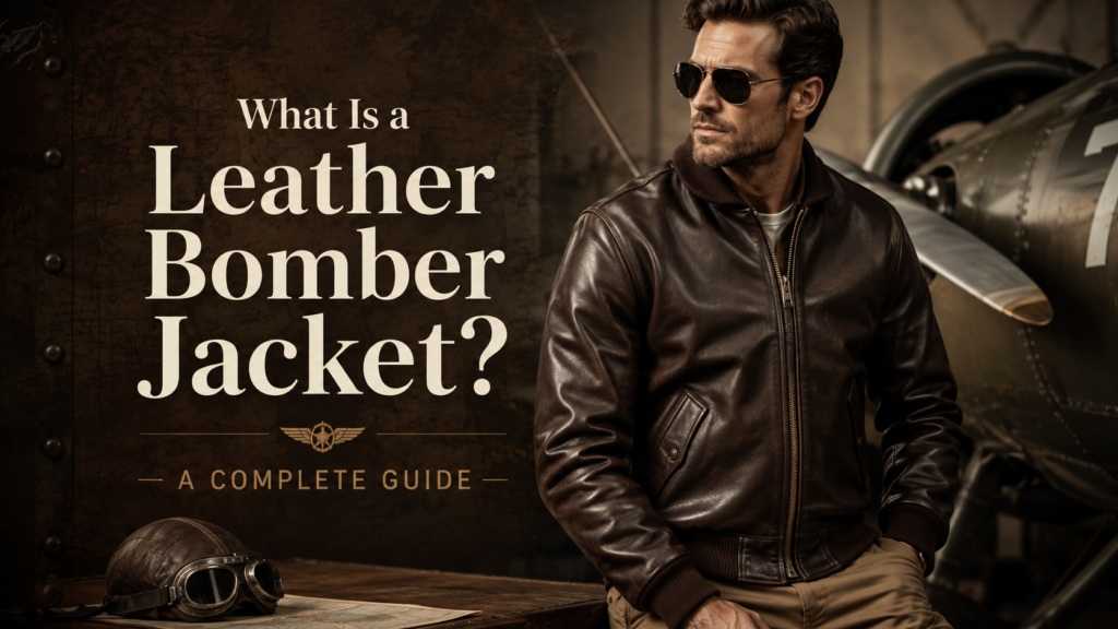 What Is a Leather Bomber Jacket? A Complete Guide